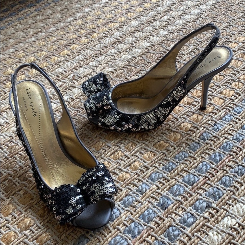 Kate Spade Carly Slingback Bow heels
